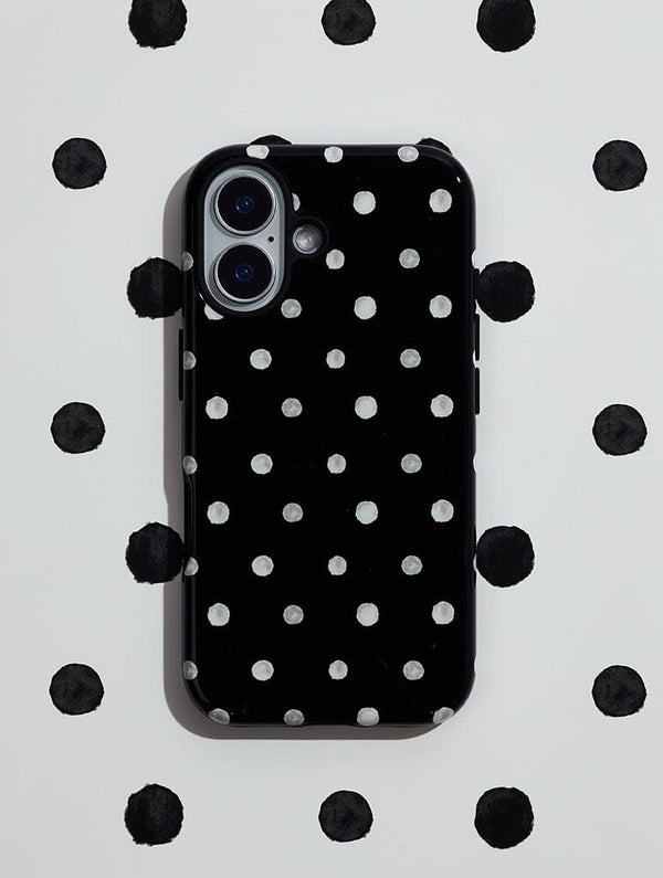 Skinnydip London Black And White Painted Polka Dot Ultra Protective iPhone Case – Skinnydip London Skinnydip London Black And White Painted Polka Dot Ultra Protective iPhone Case – Skinnydip London