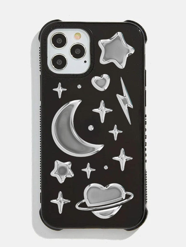 Skinnydip London Black Chrome Celestial Shock iPhone Case