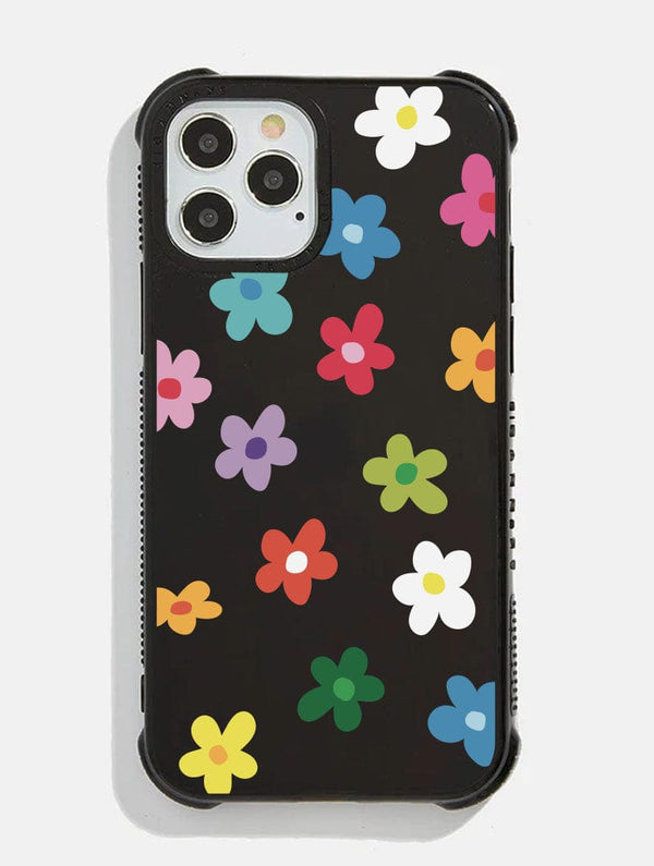 Skinnydip London Black Multi Floral Shock iPhone Case