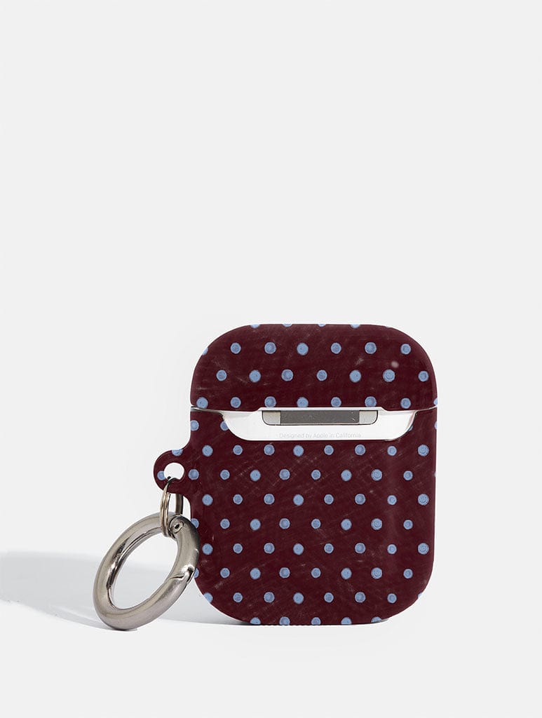 Skinnydip London Blue And Brown Painted Polka Dot AirPods Case – Skinnydip London