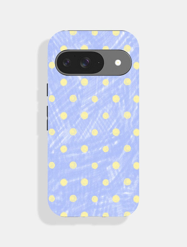 Skinnydip London Blue And Yellow Painted Polka Dot Ultra Protective Google Pixel Case – Skinnydip London