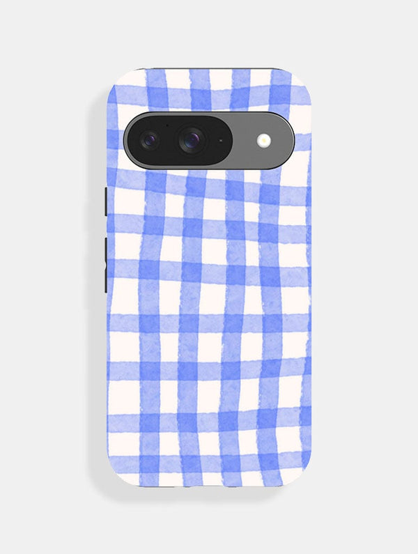 Skinnydip London Blue Gingham Ultra Protective Google Case – Skinnydip London