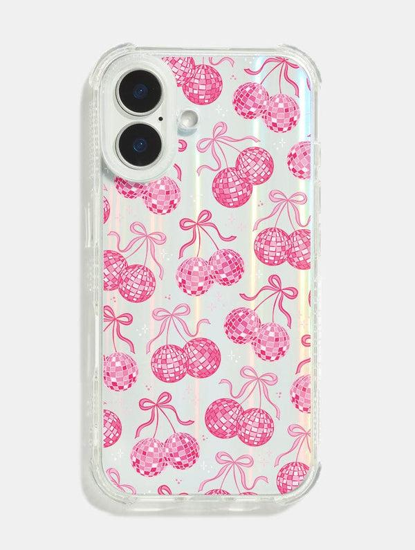 Skinnydip London Bow Disco Cherry Shock iPhone Case