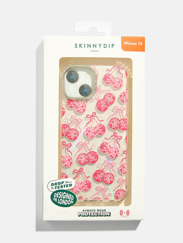 Skinnydip London Bow Disco Cherry Shock IPhone Case – Skinnydip London