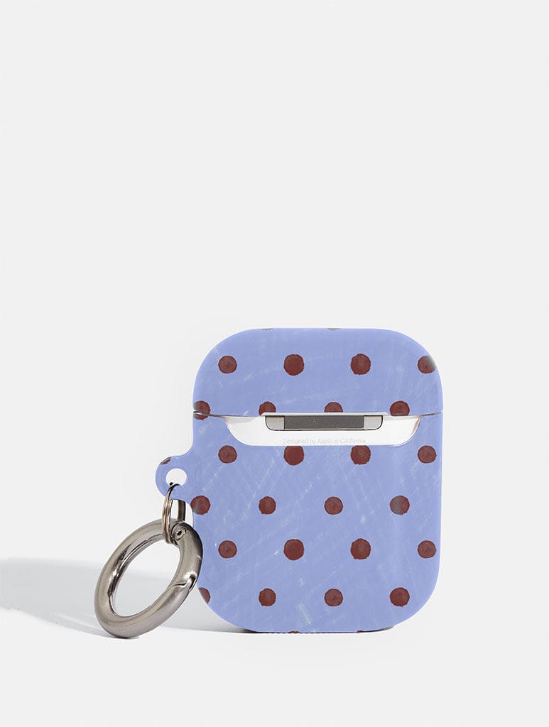 Skinnydip London Brown And Blue Painted Polka Dot AirPods Case – Skinnydip London