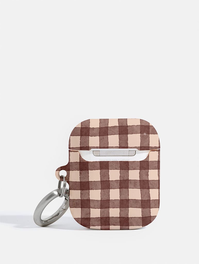 Skinnydip London Brown Gingham AirPods Case – Skinnydip London