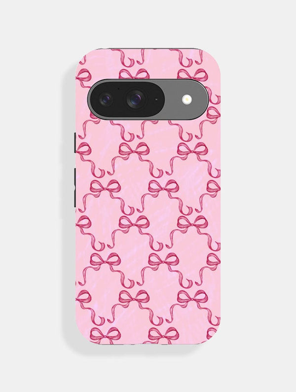 Skinnydip London Burgundy Watercolour Bow Ultra Protective Google Pixel Case – Skinnydip London