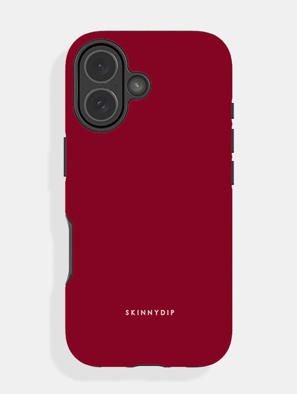 Skinnydip London Burgundy with Pink Solid Colour Ultra Protective iPhone Case – Skinnydip London