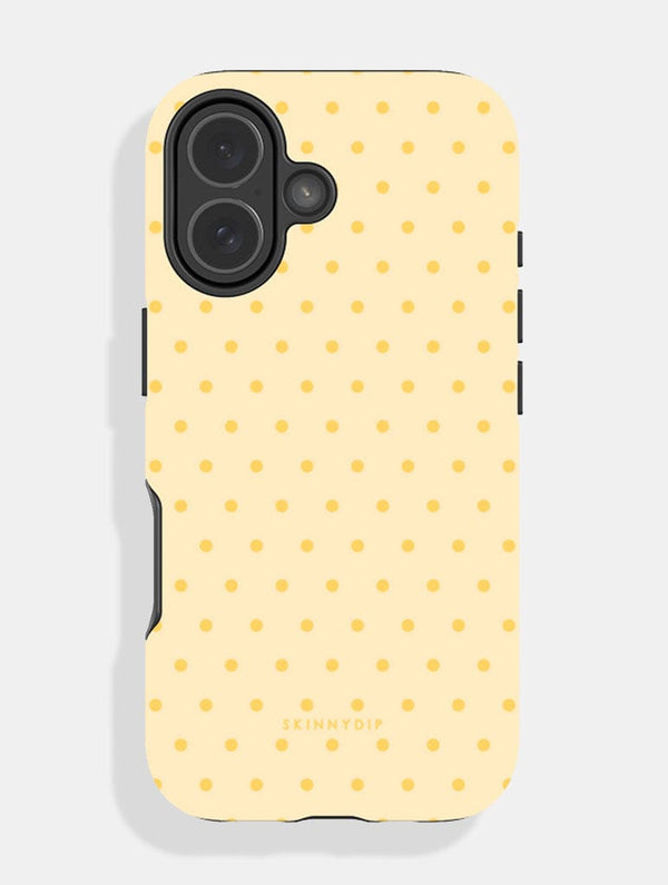 Skinnydip London Butter Yellow Mini Dots Ultra Protective iPhone Case – Skinnydip London