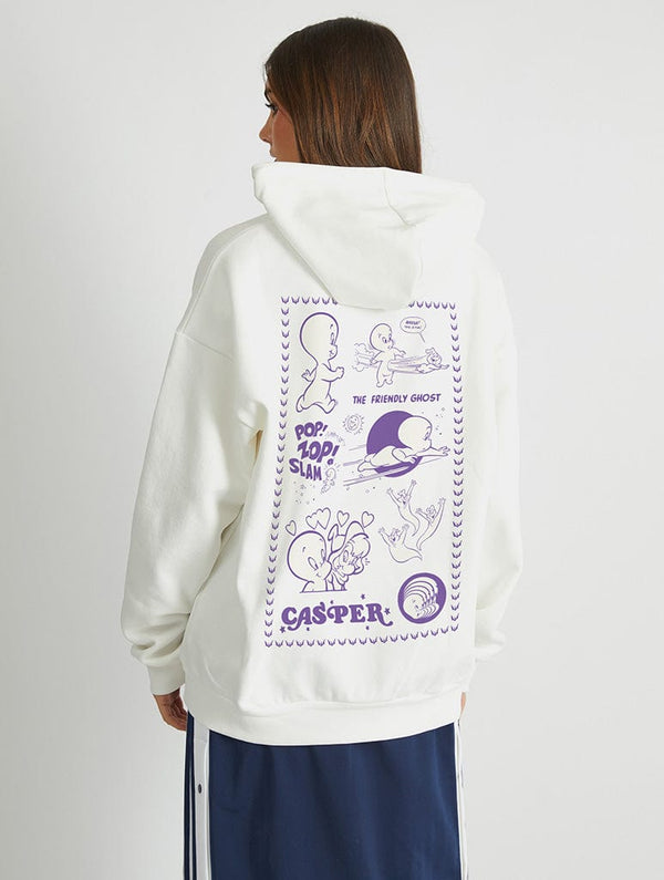 Skinnydip London Casper x Skinnydip Casper The Friendly Ghost Hoodie In White