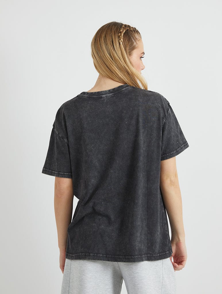 Skinnydip London Casper X Skinnydip Movie Poster T-shirt In Acid Wash