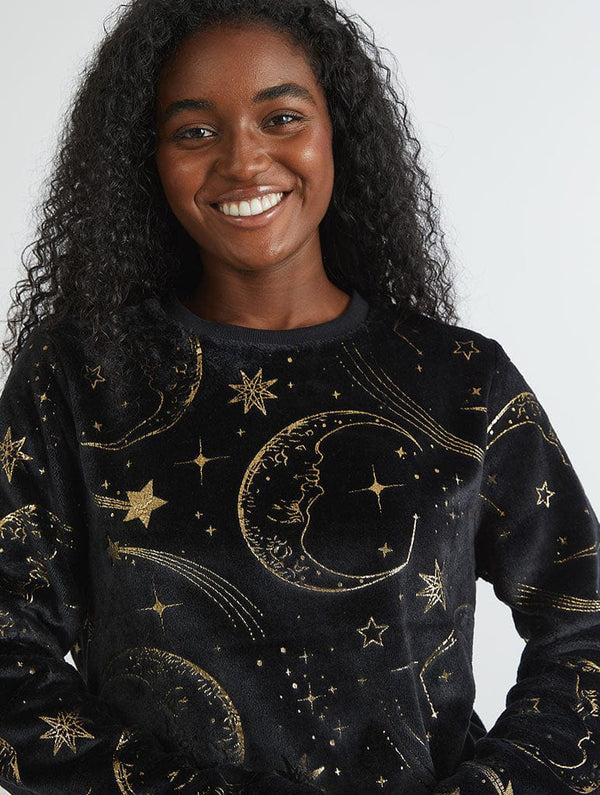 Skinnydip London Celestial Gold Twosie Fleece Pyjama Set – Skinnydip London