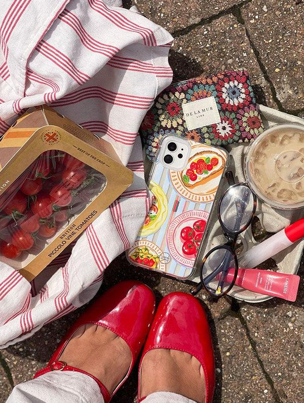 Skinnydip London Charlotte Godfree X Skinnydip Tomato Shock IPhone Case