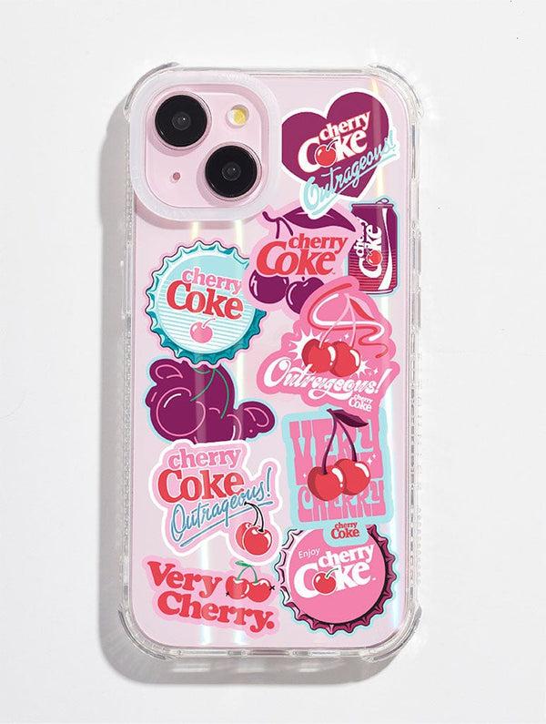 Skinnydip London Cherry Coke Sticker Shock iPhone Case
