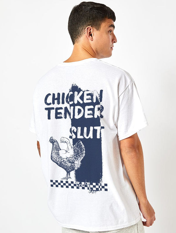 Skinnydip London Chicken Tender Slut T-Shirt in White
