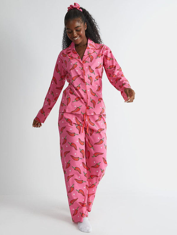Skinnydip London Chilli Sparkle Pyjama Set In Pink – Skinnydip London