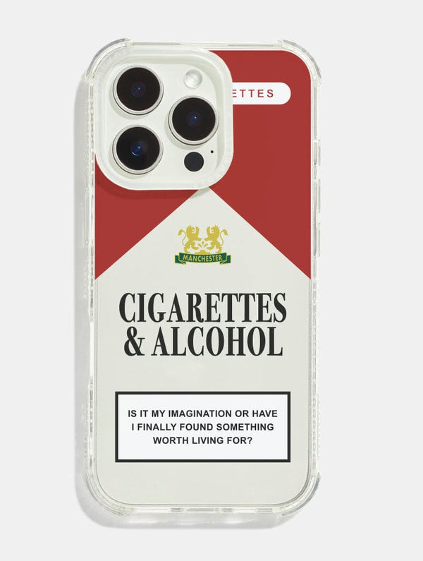 Skinnydip London Cigarettes & Alcohol Shock iPhone Case