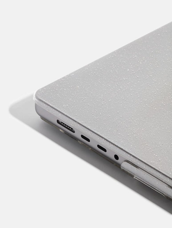 Skinnydip London Clear Glitter Transparent MacBook Case