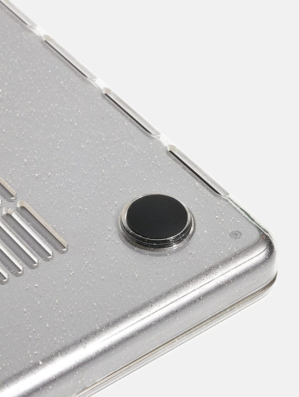 Skinnydip London Clear Glitter Transparent MacBook Case