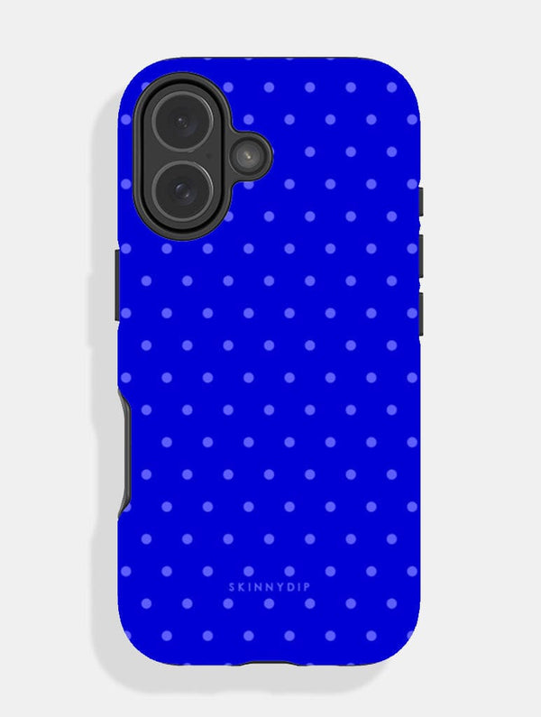 Skinnydip London Cobalt Blue Mini Dots Ultra Protective iPhone Case – Skinnydip London