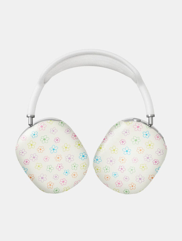 Skinnydip London Colourful Flower Outline AirPods Max Case in Matte| Shop AirPods Max Cases