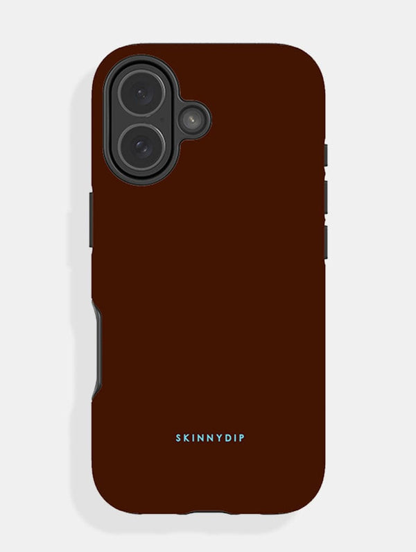 Skinnydip London Cool Brown with Blue Solid Colour Ultra Protective iPhone Case – Skinnydip London