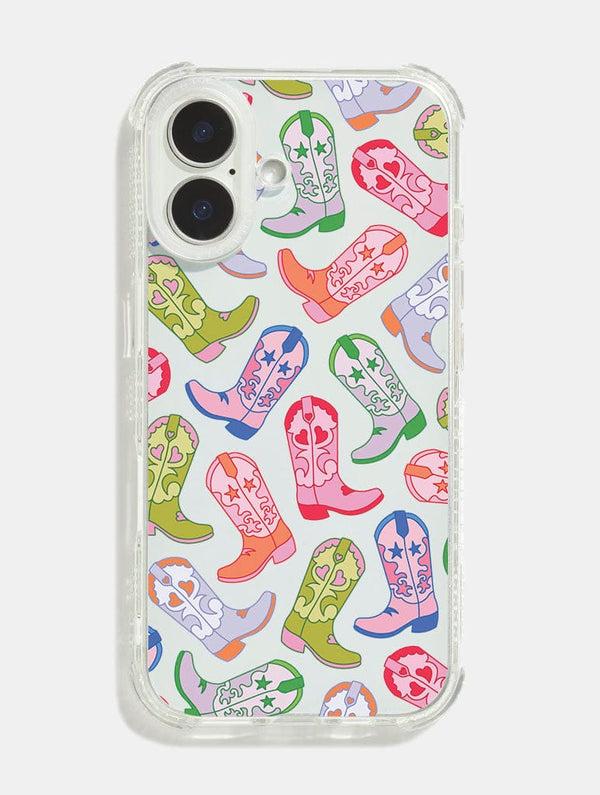 Skinnydip London Cowboy Boot Repeat Shock iPhone Case