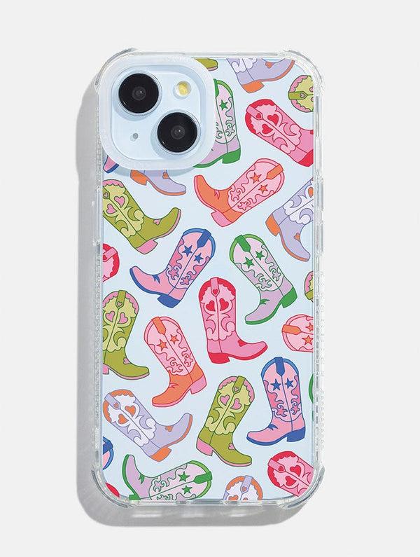 Skinnydip London Cowboy Boot Repeat Shock iPhone Case