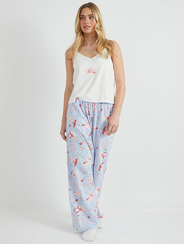 Skinnydip London Cowboy Coquette Cami & Trouser Pyjama Set