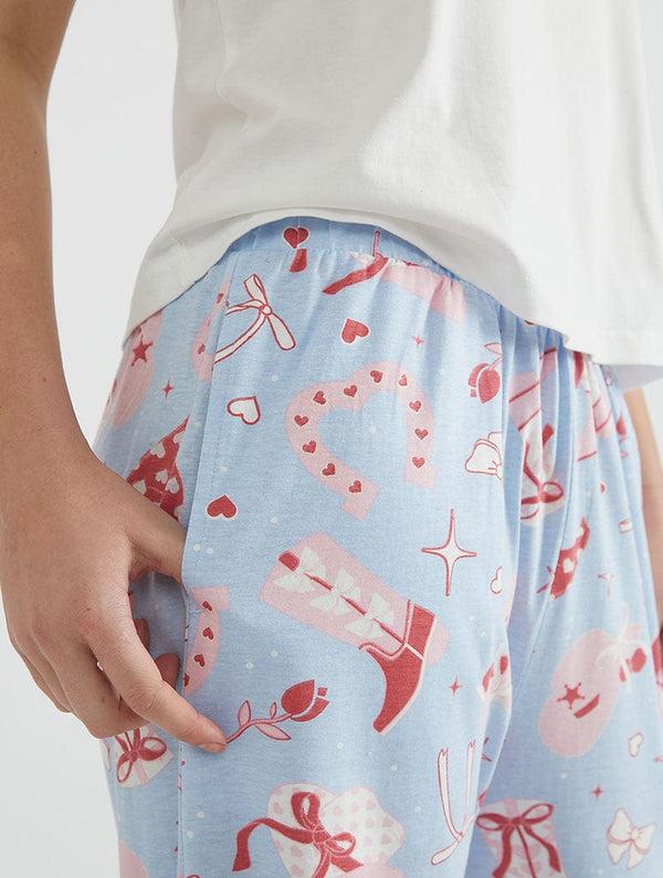 Skinnydip London Cowboy Coquette Cami & Trouser Pyjama Set