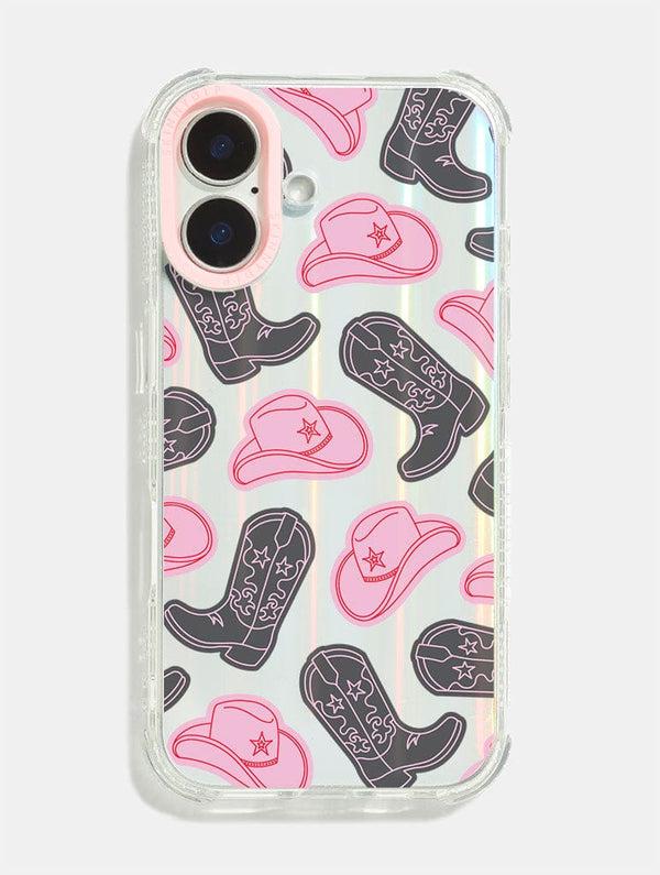 Skinnydip London Cowboy Hat & Boots Shock iPhone Case