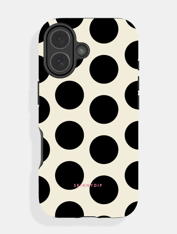 Skinnydip London Cream and Black Polka Dots Ultra Protective iPhone Case – Skinnydip London