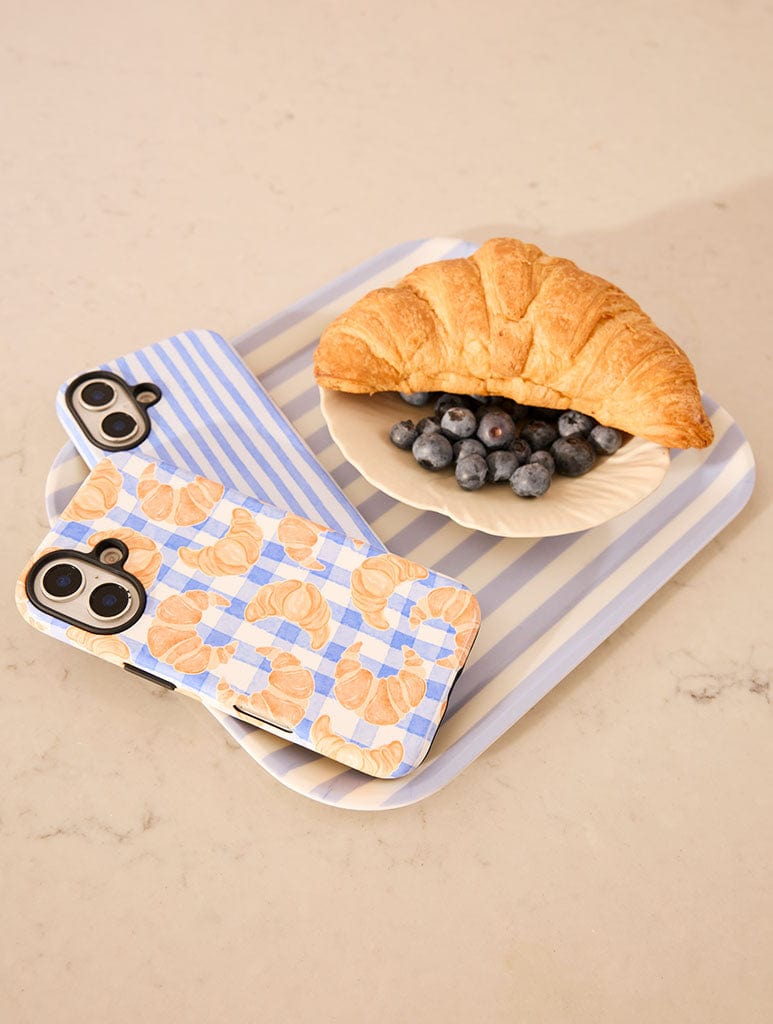 Skinnydip London Croissant Gingham Ultra Protective IPhone Case