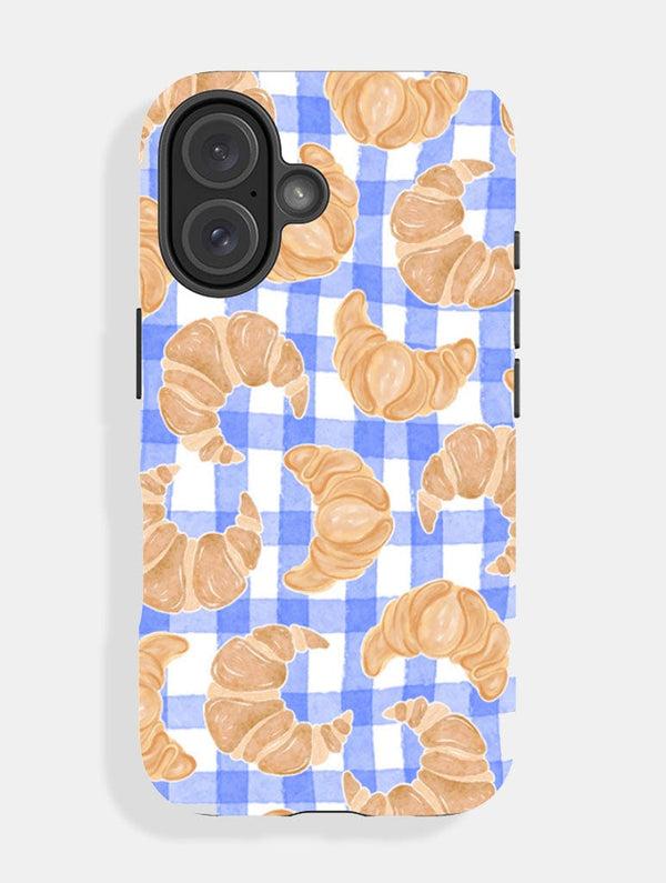 Skinnydip London Croissant Gingham Ultra Protective iPhone Case