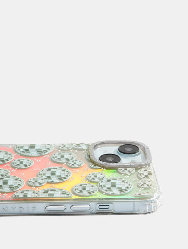 Skinnydip London Disco Ball Repeat Holo Foil IPhone Case