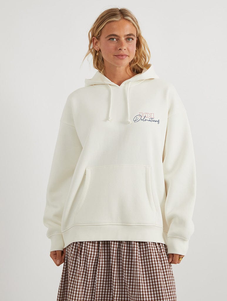 Skinnydip London Disney 101 Dalmatians Regents Park Hoodie In White