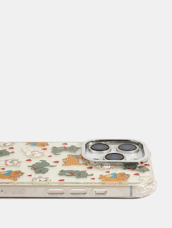 Skinnydip London Disney Aristocats Ditsy Heart Shock IPhone Case