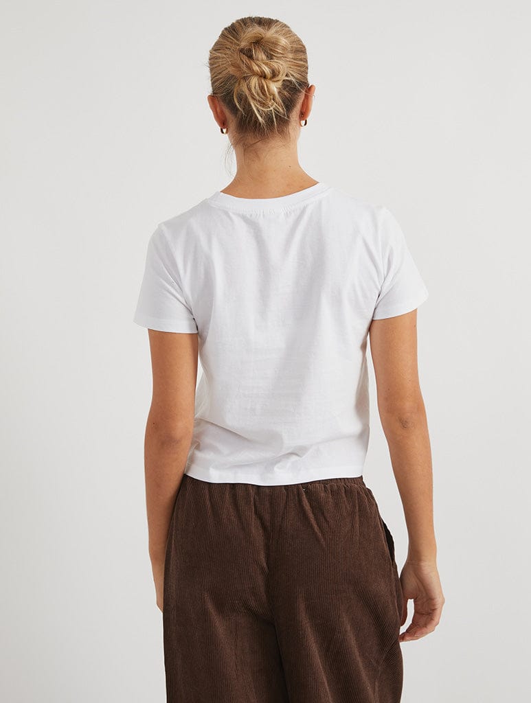 Skinnydip London Disney Bambi Family Baby T-Shirt In White