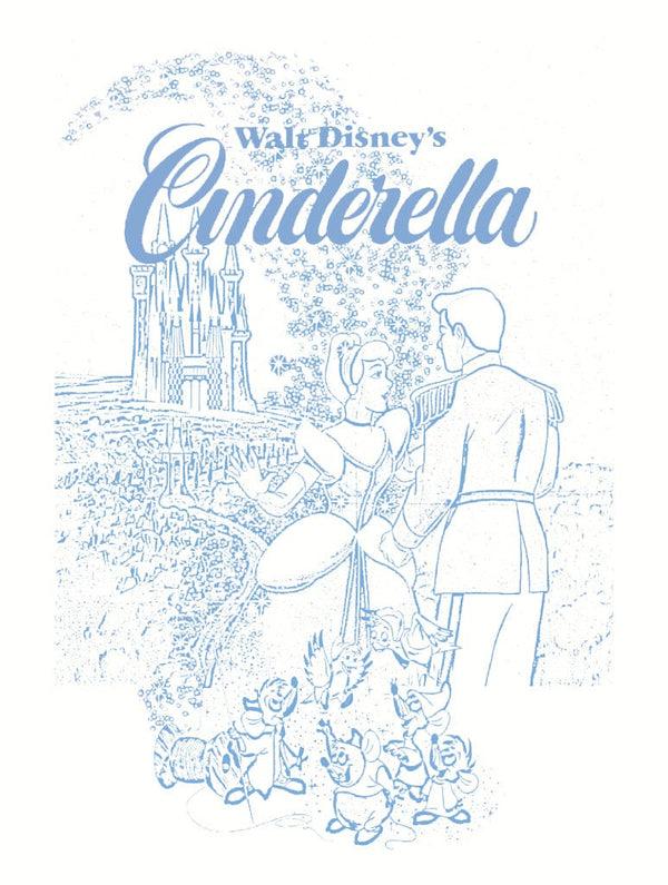 Skinnydip London Disney Cinderella White Poster Hoodie