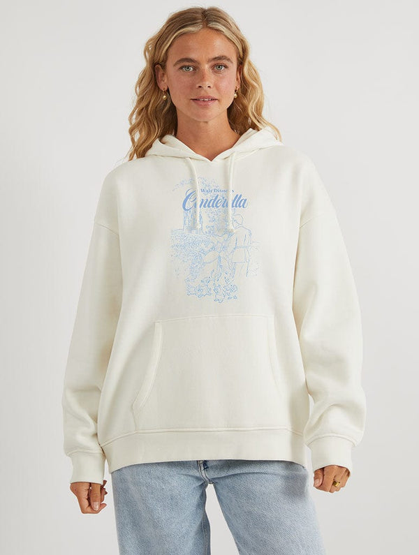 Skinnydip London Disney Cinderella White Poster Hoodie
