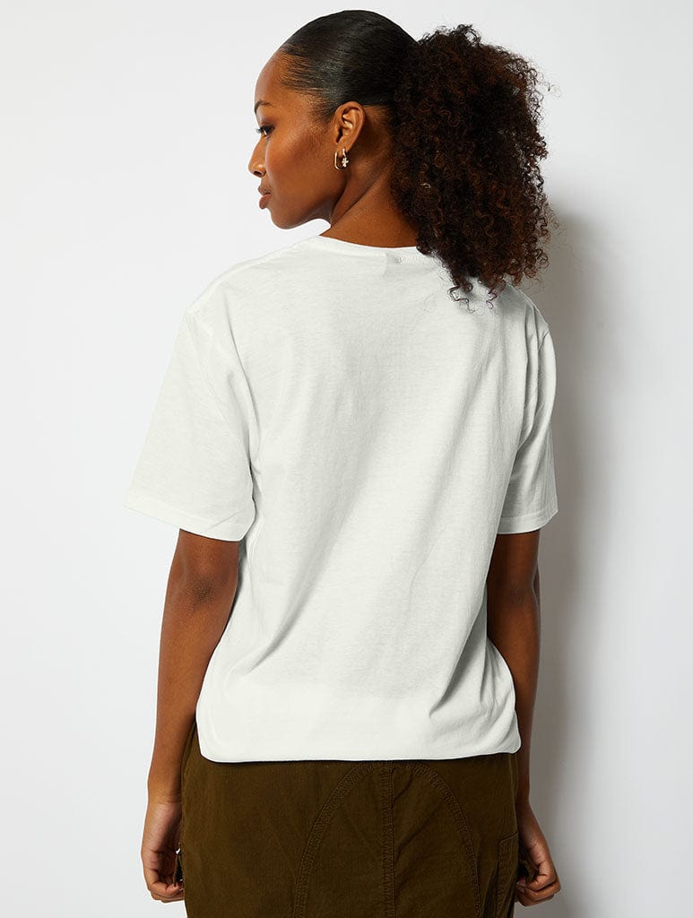 Skinnydip London Disney Donald Duck Love T-Shirt In White