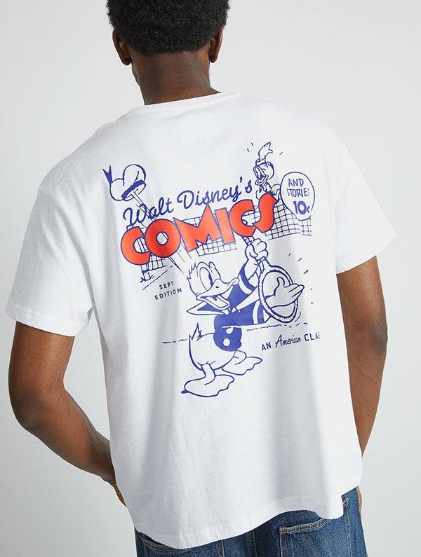 Skinnydip London Disney Donald Duck Tennis T-Shirt In White
