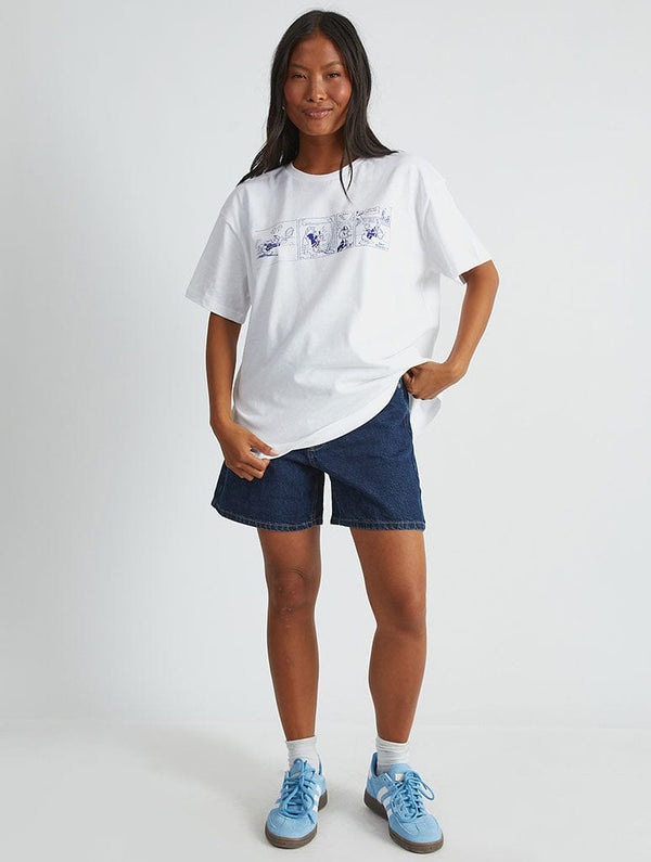 Skinnydip London Disney Donald Duck Tennis T-Shirt In White