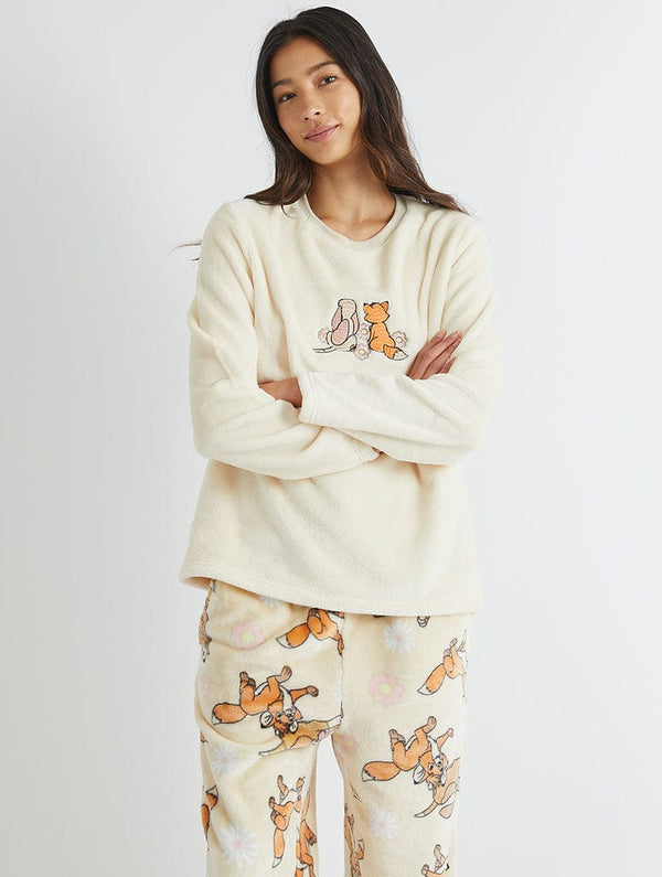 Skinnydip London Disney Fox and The Hound Fleece Pyjama Set – Skinnydip London