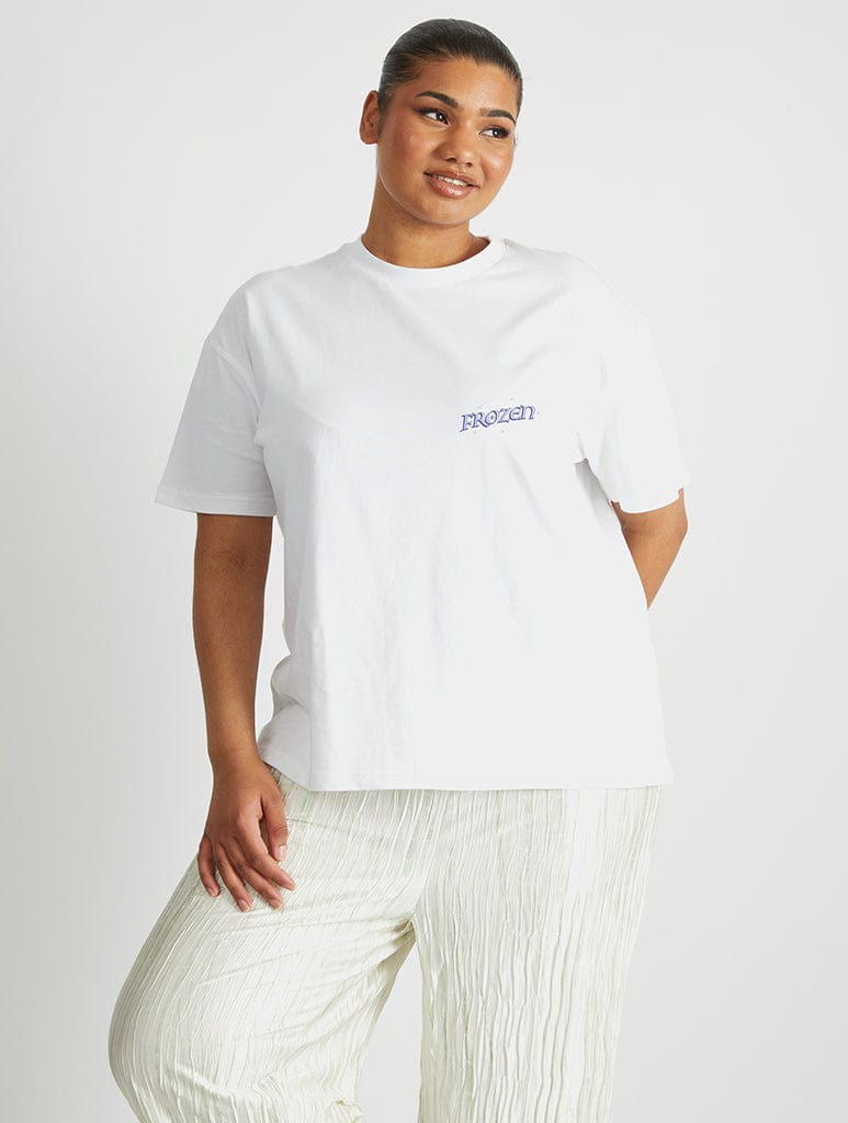 Skinnydip London Disney Frozen 2 Poster T-Shirt In White