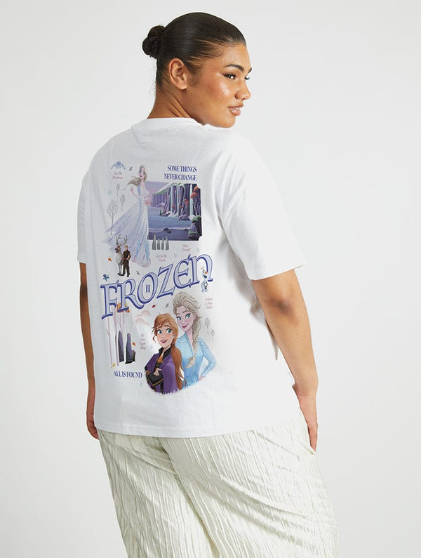 Skinnydip London Disney Frozen 2 Poster T-Shirt In White