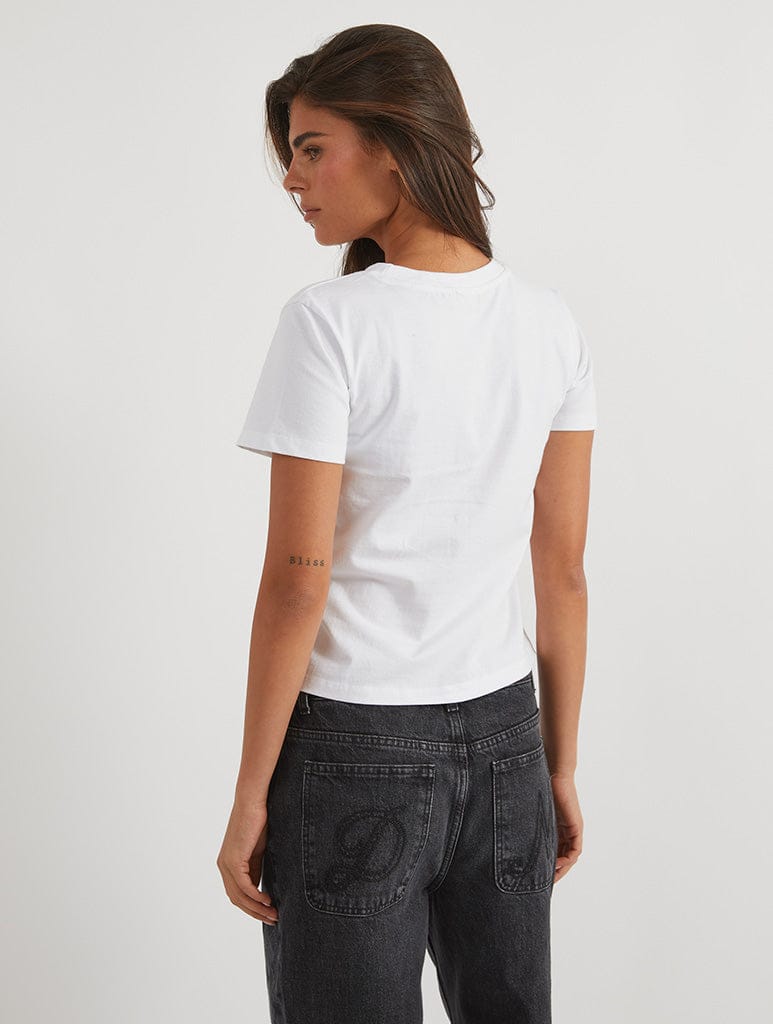 Skinnydip London Disney Hannah Montana Baby T-Shirt In White