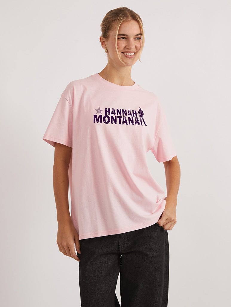 Skinnydip London Disney Hannah Montana Secret Star T-Shirt In Pink