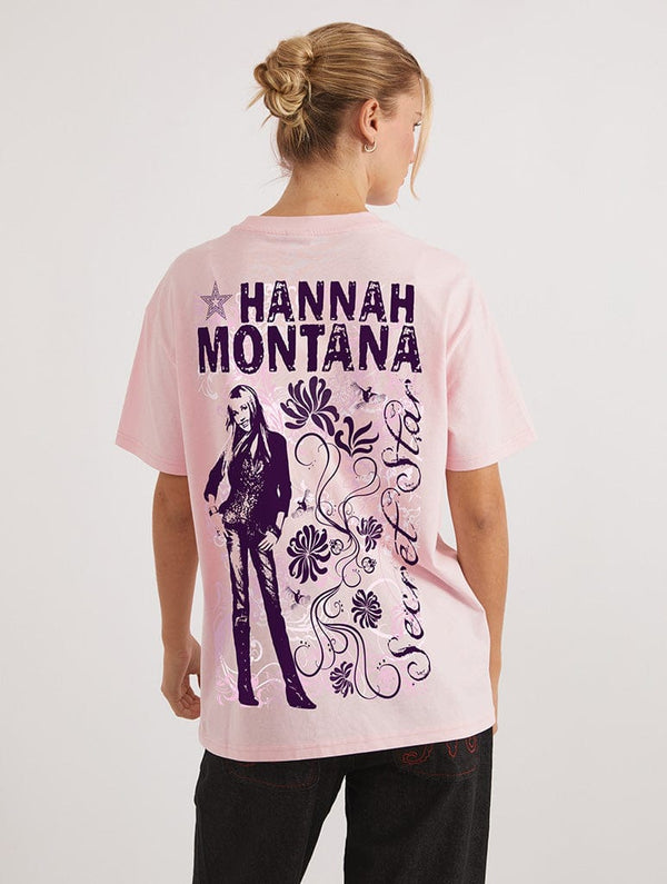 Skinnydip London Disney Hannah Montana Secret Star T-Shirt In Pink