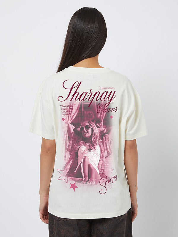 Skinnydip London Disney High School Musical Sharpay T-Shirt In White